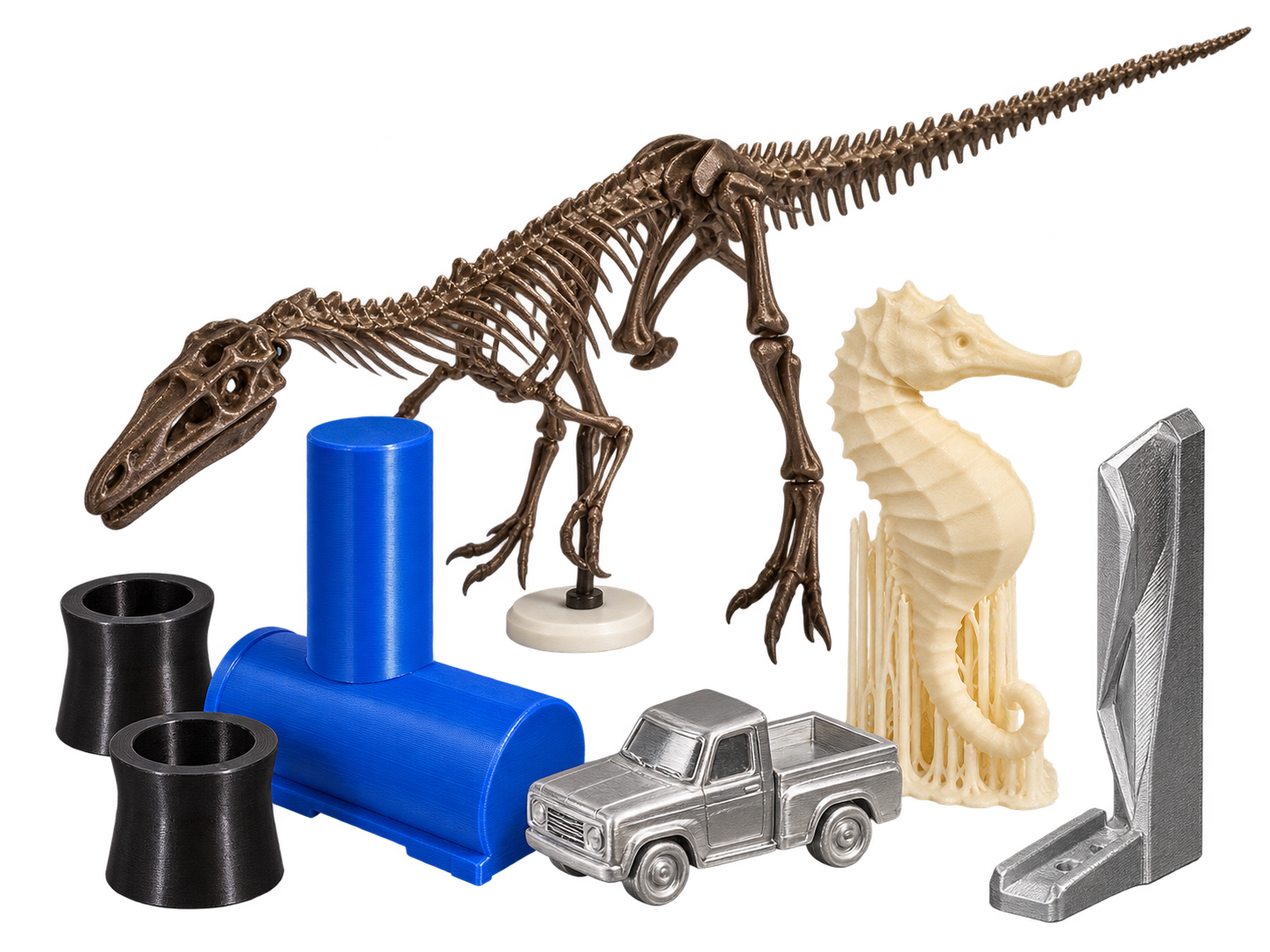 EXFUSION 3D printed models showcase
